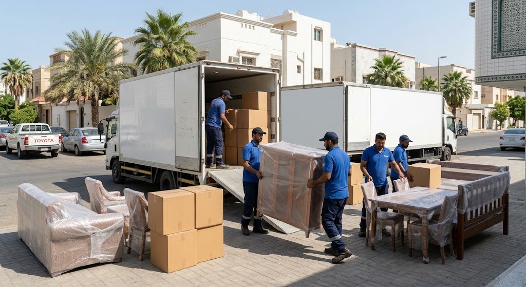 نقل عفش بجدة عمالة متخصصة