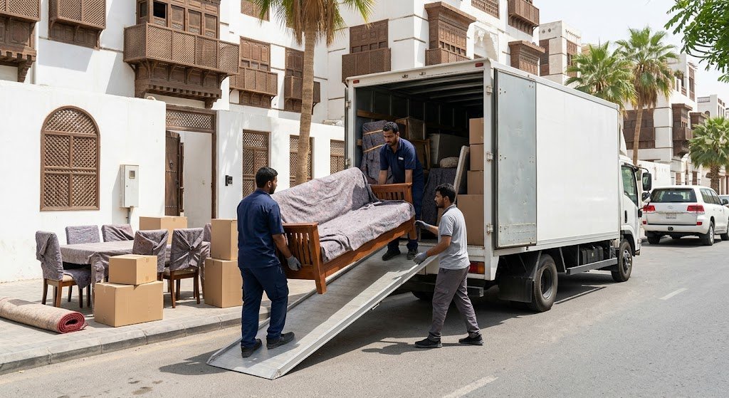 نقل عفش حي البوادي جدة