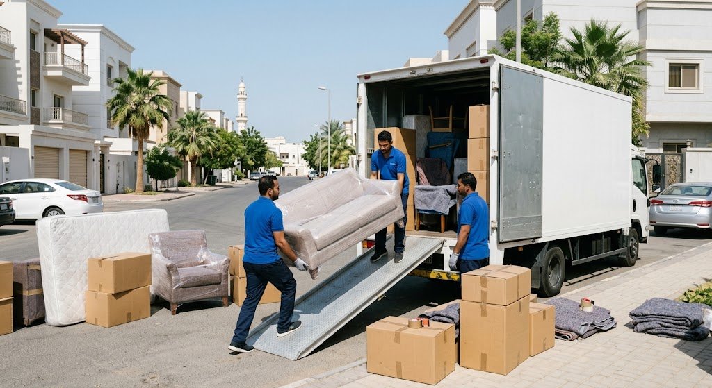 خطوات نقل العفش بجدة بأمان تام