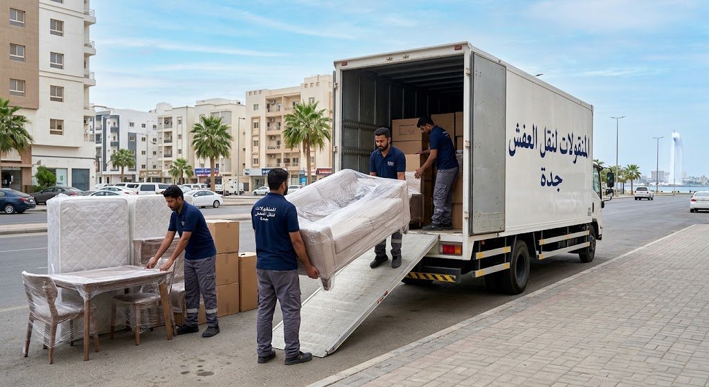 خدمات ارخص نقل عفش جده لفك وتغليف ونقل الأثاث بأمان واحترافية عالية